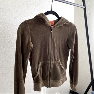 juicy couture velour zip up jacket